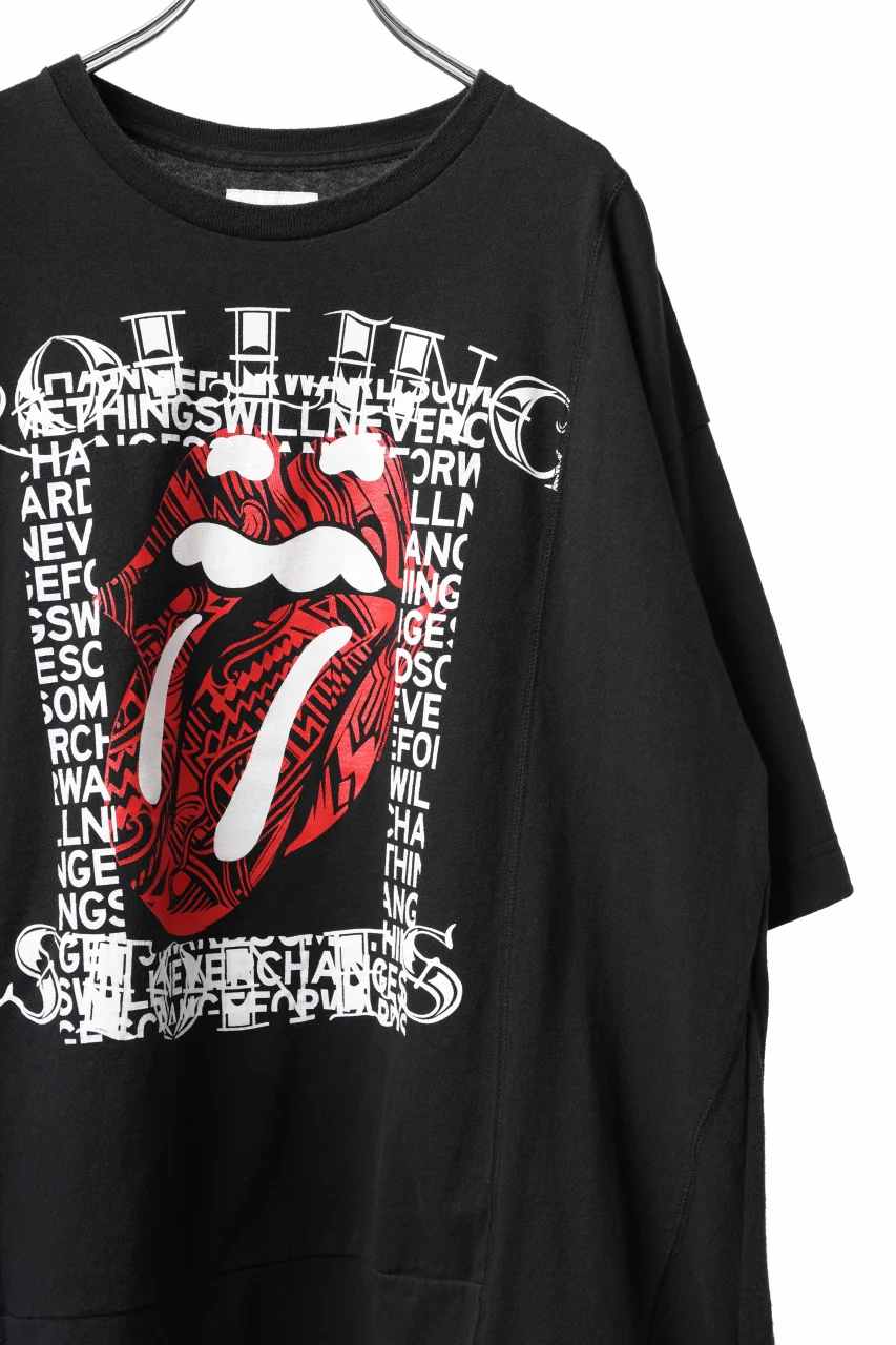 CHANGES VINTAGE REMAKE MULTI PANEL TEE (BLACK #10) - Image 4