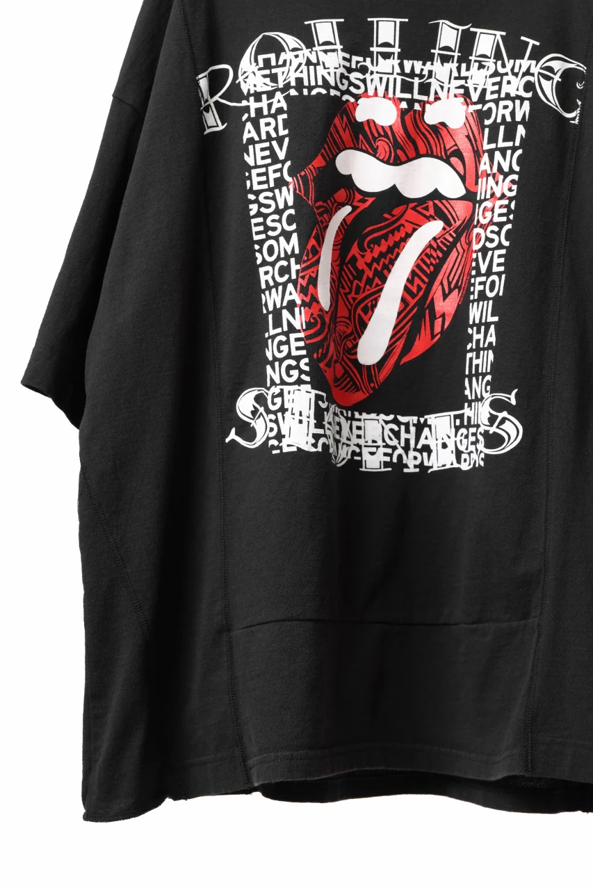 CHANGES VINTAGE REMAKE MULTI PANEL TEE (BLACK #10) - Image 5