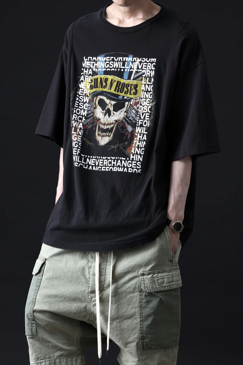 CHANGES VINTAGE REMAKE MULTI PANEL TEE (BLACK #11) - Image 3