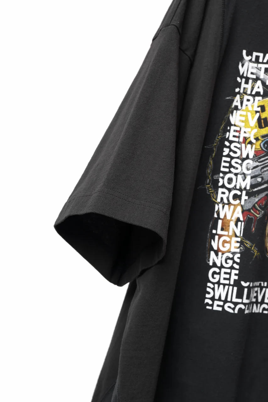 CHANGES VINTAGE REMAKE MULTI PANEL TEE (BLACK #11) - Image 9