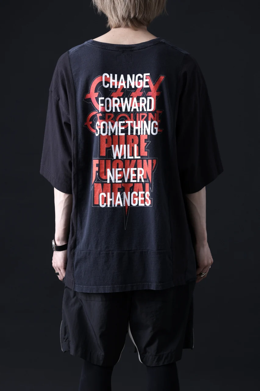CHANGES VINTAGE REMAKE MULTI PANEL TEE (BLACK #15) - Image 3