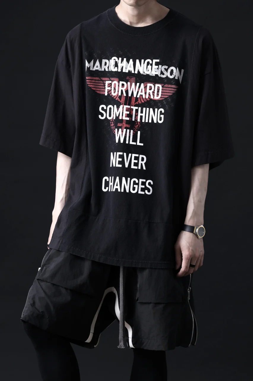 CHANGES VINTAGE REMAKE MULTI PANEL TEE (BLACK #16) - Image 16