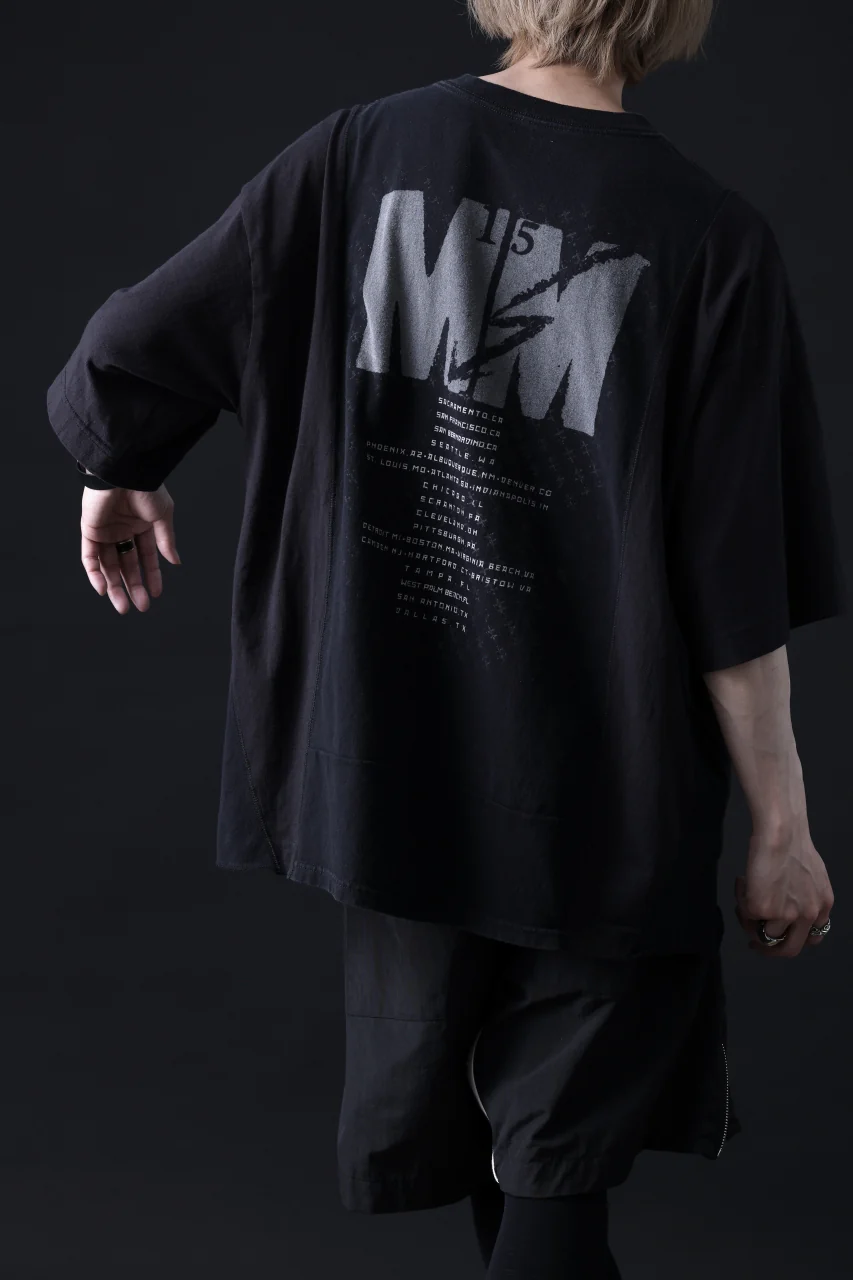 CHANGES VINTAGE REMAKE MULTI PANEL TEE (BLACK #16) - Image 3