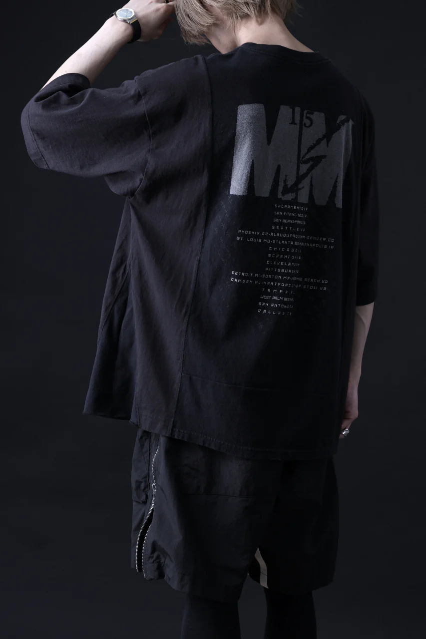CHANGES VINTAGE REMAKE MULTI PANEL TEE (BLACK #16) - Image 4