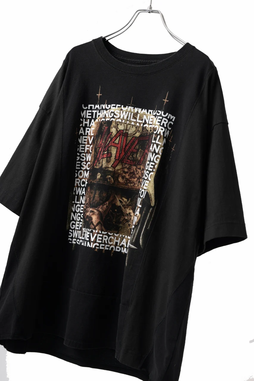 CHANGES VINTAGE REMAKE MULTI PANEL TEE (BLACK #18) - Image 3
