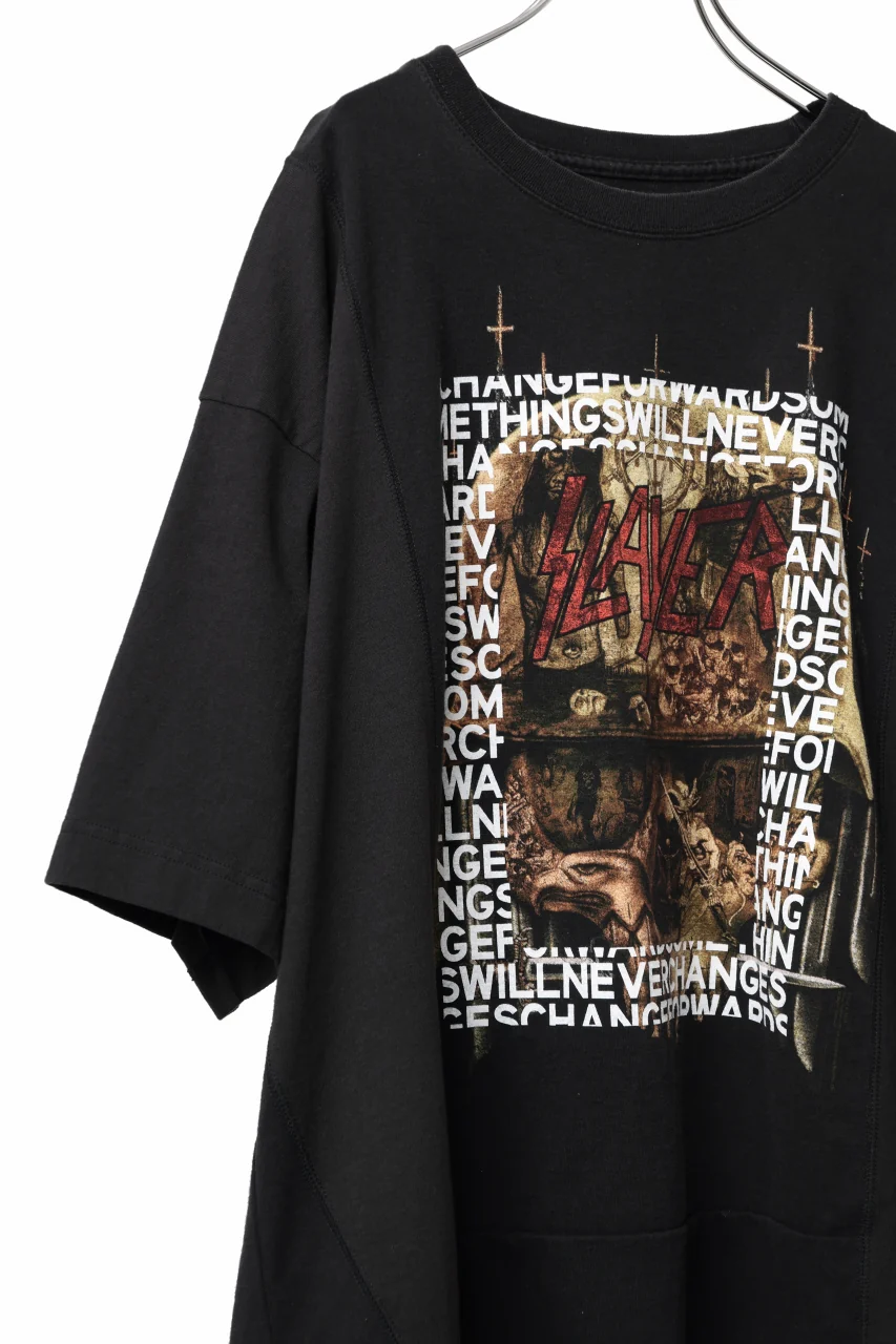 CHANGES VINTAGE REMAKE MULTI PANEL TEE (BLACK #18) - Image 4