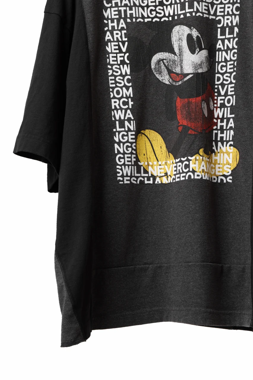 CHANGES VINTAGE REMAKE MULTI PANEL TEE (BLACK #19) - Image 3