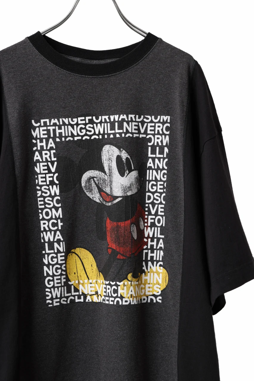 CHANGES VINTAGE REMAKE MULTI PANEL TEE (BLACK #19) - Image 4