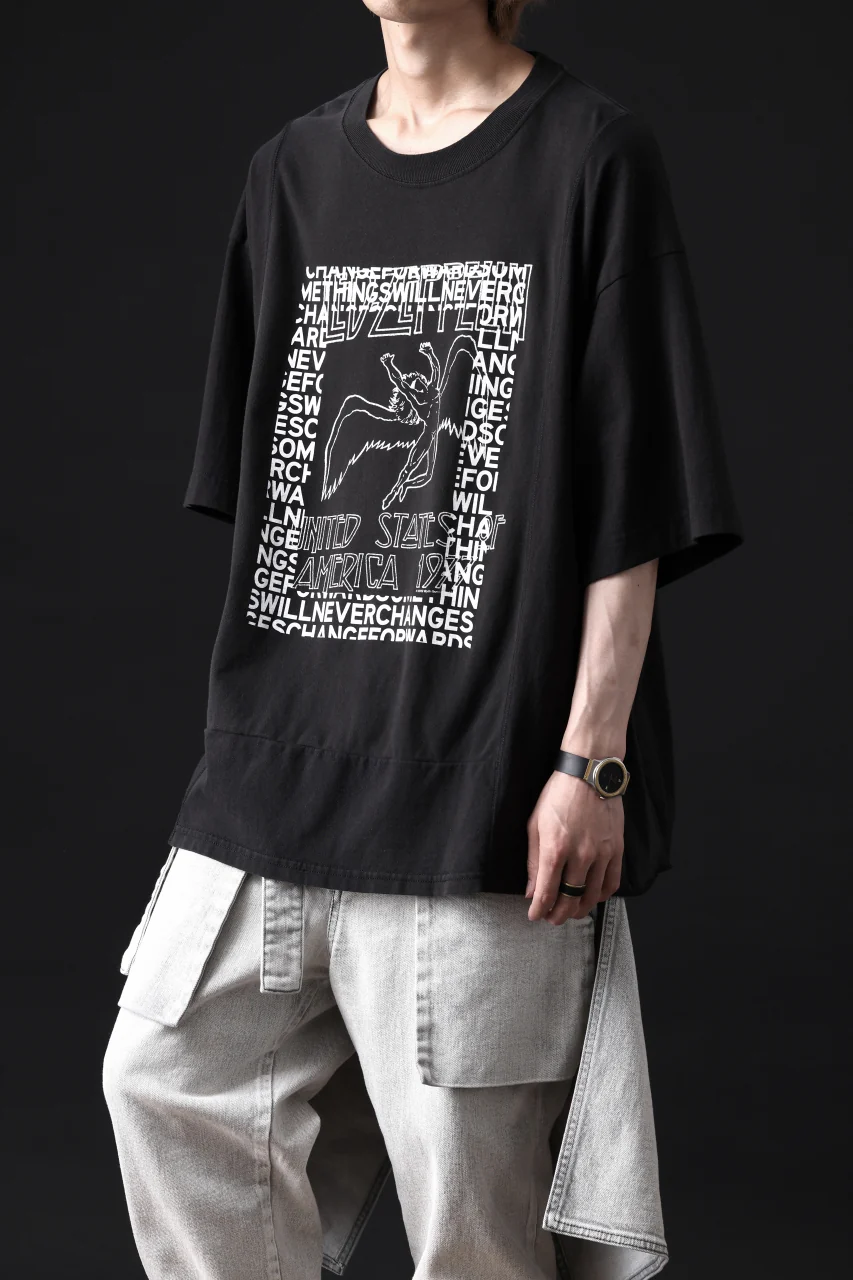CHANGES VINTAGE REMAKE MULTI PANEL TEE (BLACK #3) - Image 16