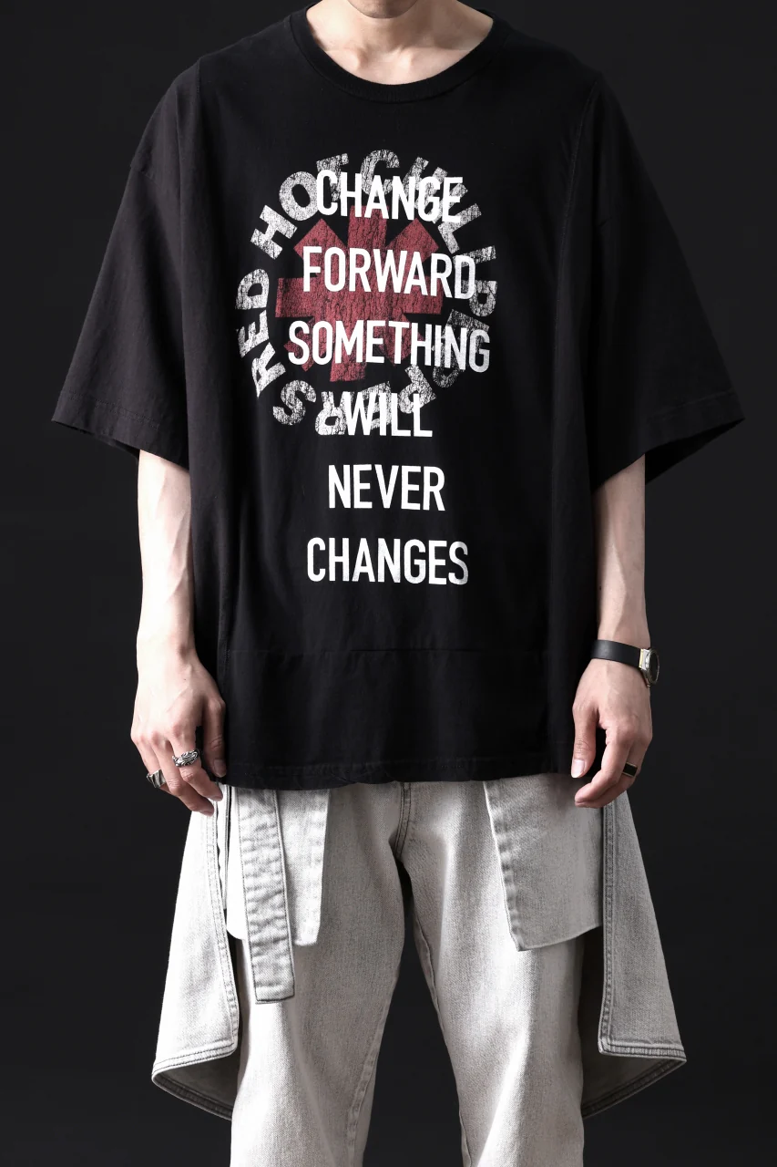 CHANGES VINTAGE REMAKE MULTI PANEL TEE (BLACK #4) - Image 10