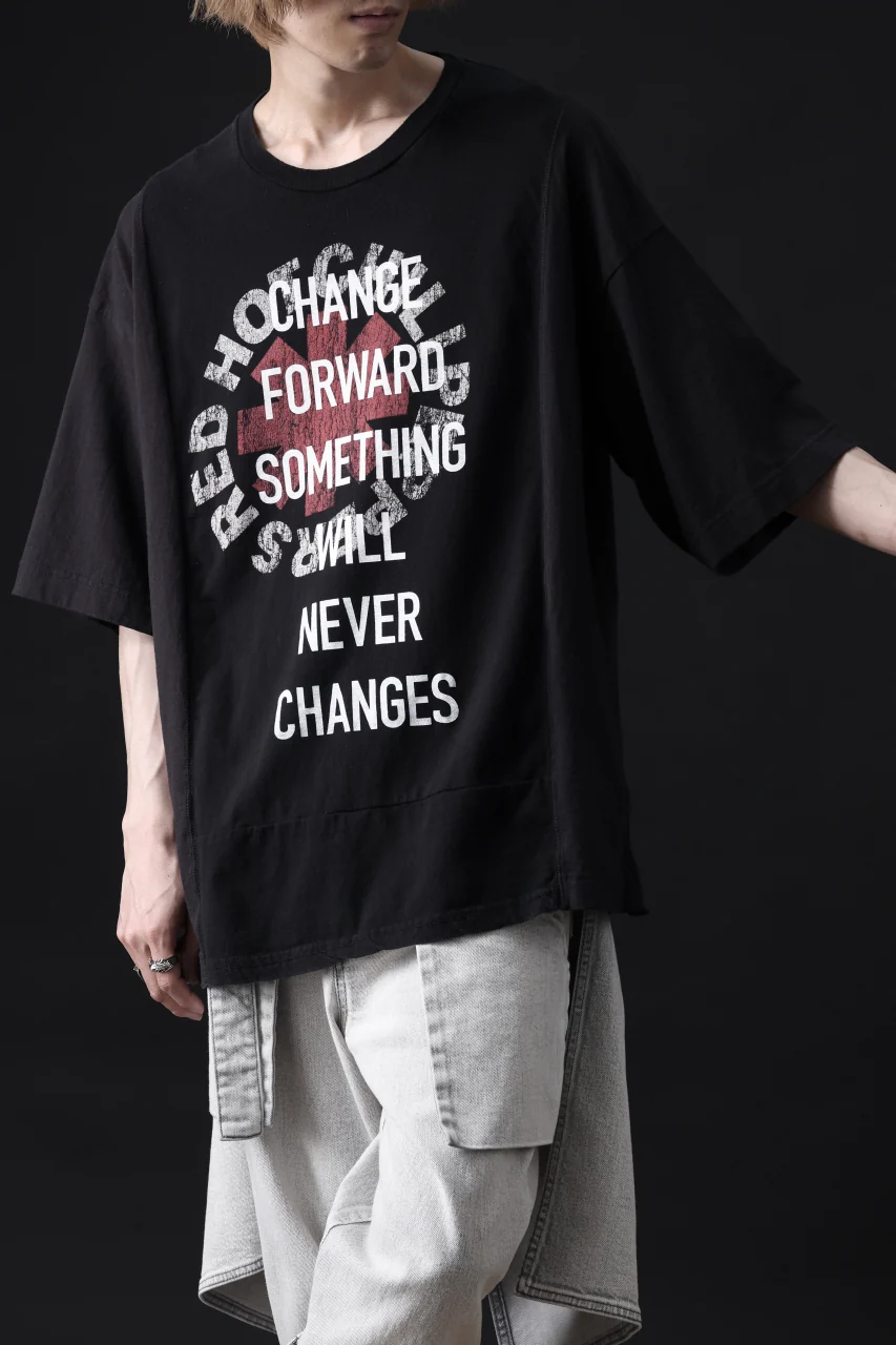 CHANGES VINTAGE REMAKE MULTI PANEL TEE (BLACK #4) - Image 13