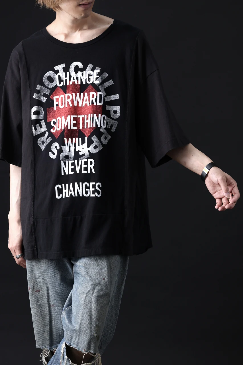 CHANGES VINTAGE REMAKE MULTI PANEL TEE (BLACK #5) - Image 17