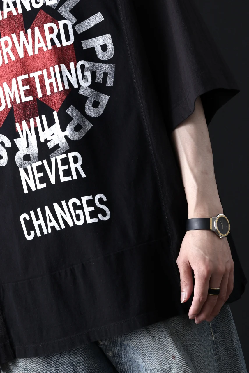 CHANGES VINTAGE REMAKE MULTI PANEL TEE (BLACK #5) - Image 19