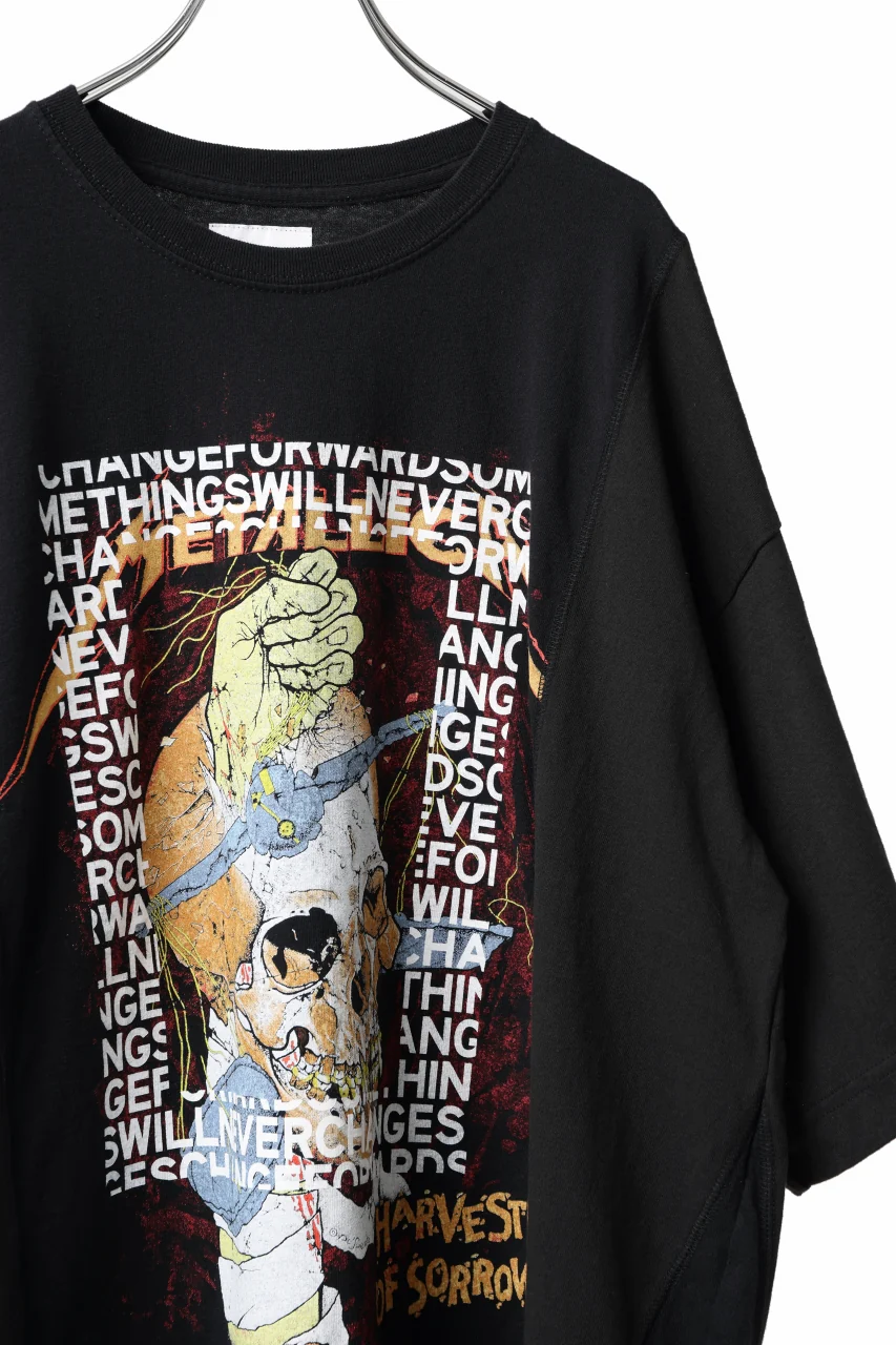 CHANGES VINTAGE REMAKE MULTI PANEL TEE (BLACK #7) - Image 10