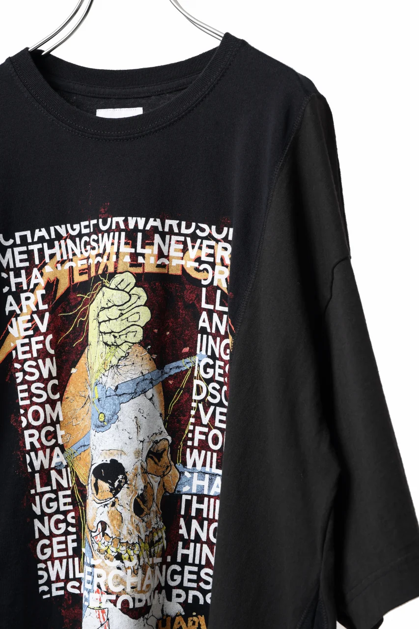CHANGES VINTAGE REMAKE MULTI PANEL TEE (BLACK #7) - Image 11