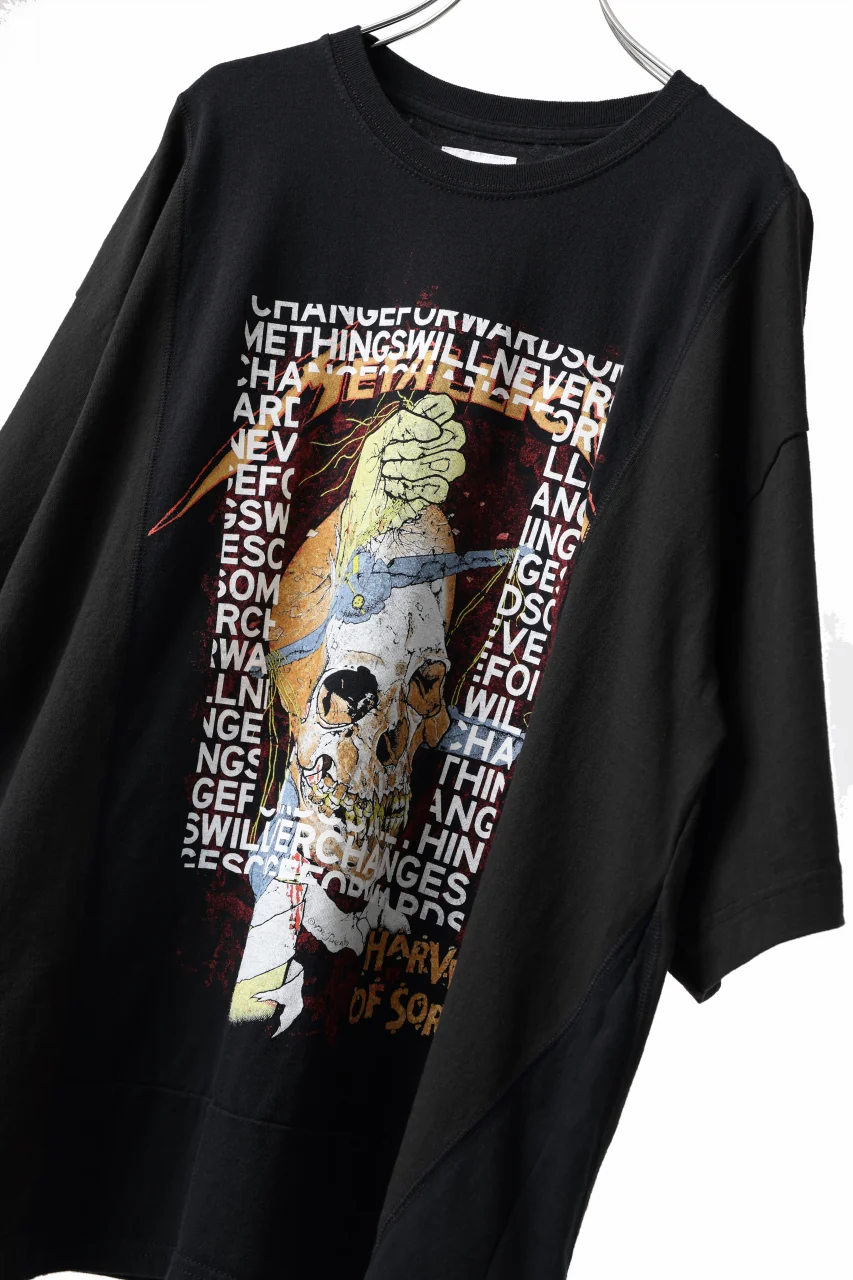 CHANGES VINTAGE REMAKE MULTI PANEL TEE (BLACK #7) - Image 13