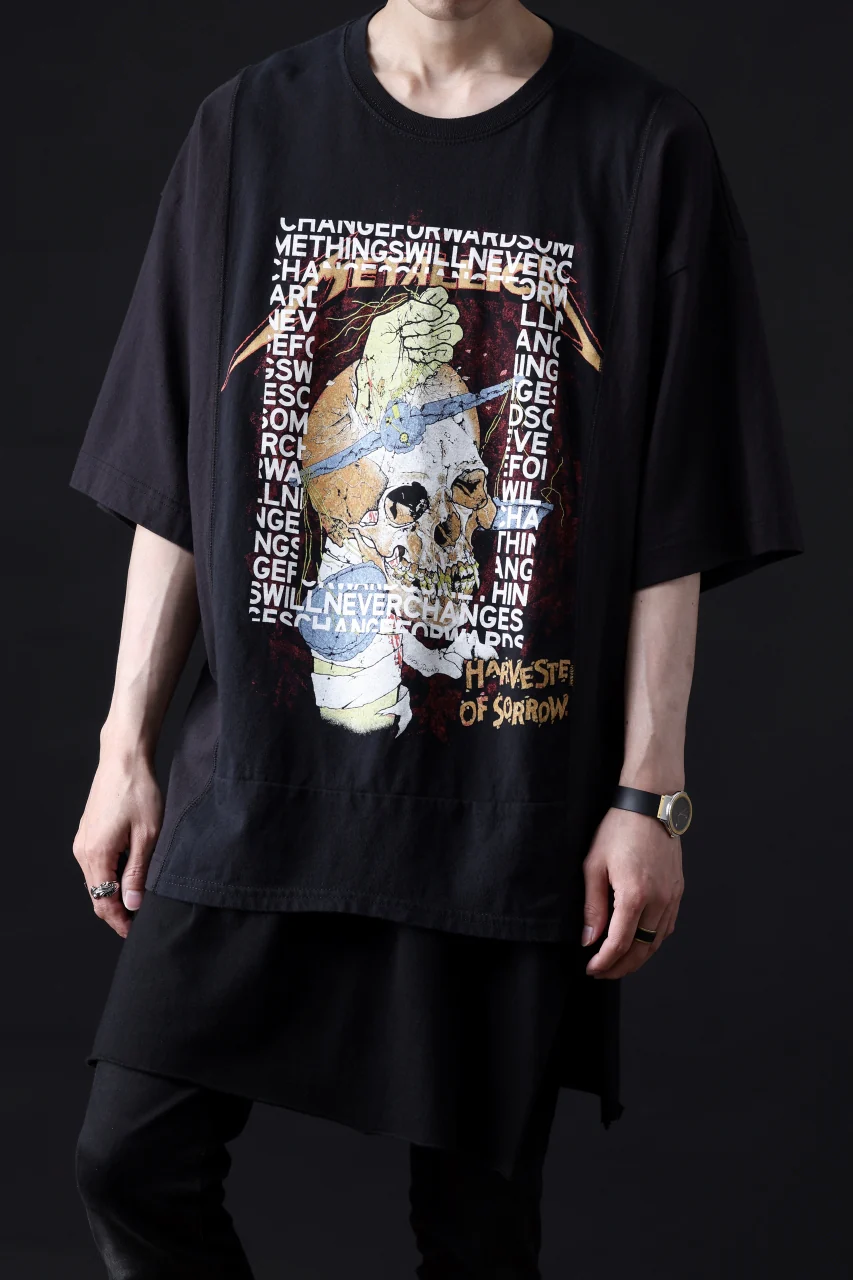 CHANGES VINTAGE REMAKE MULTI PANEL TEE (BLACK #7) - Image 16