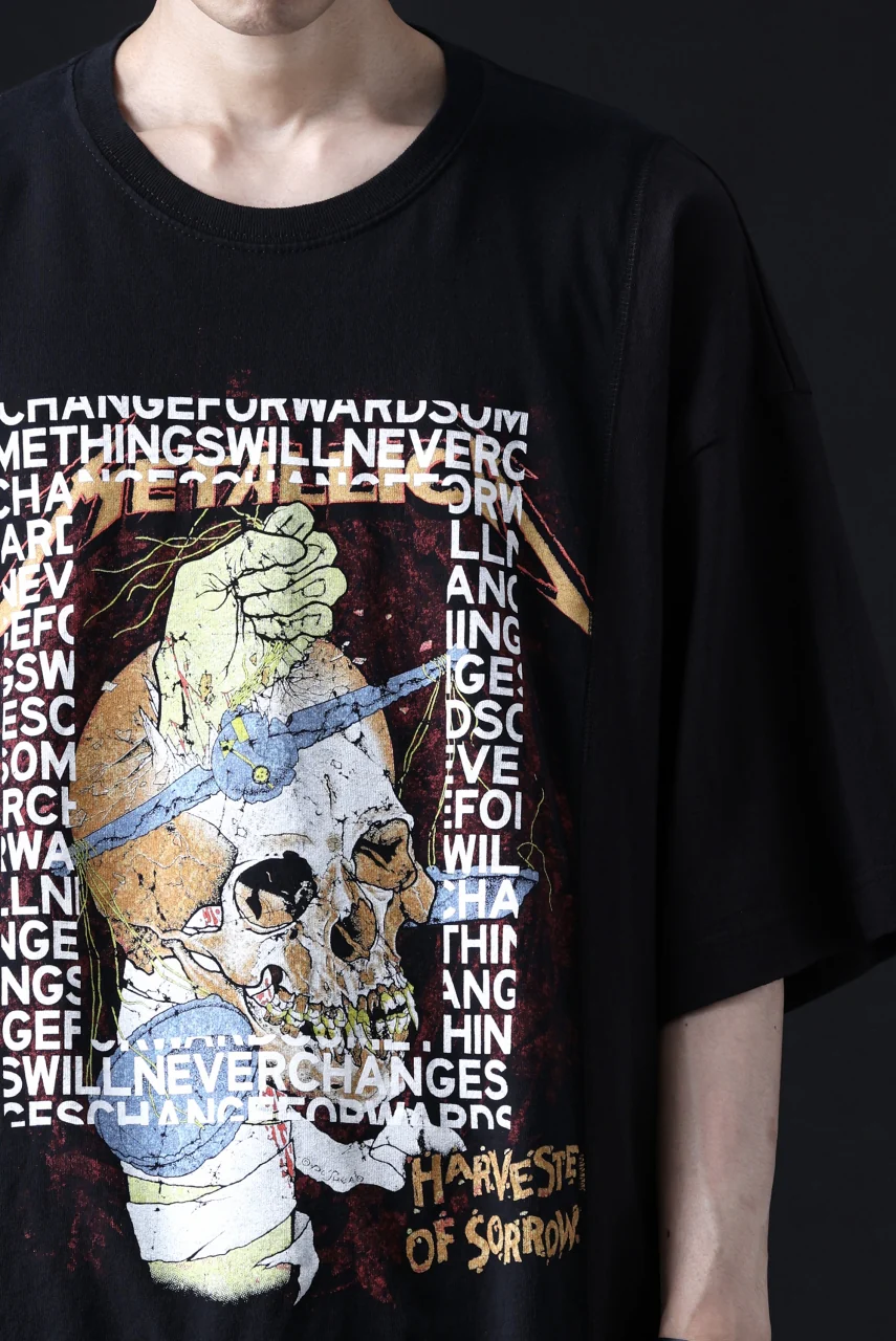 CHANGES VINTAGE REMAKE MULTI PANEL TEE (BLACK #7) - Image 17