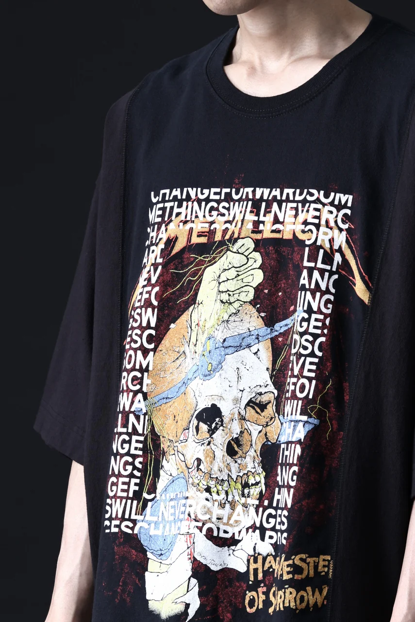 CHANGES VINTAGE REMAKE MULTI PANEL TEE (BLACK #7) - Image 18