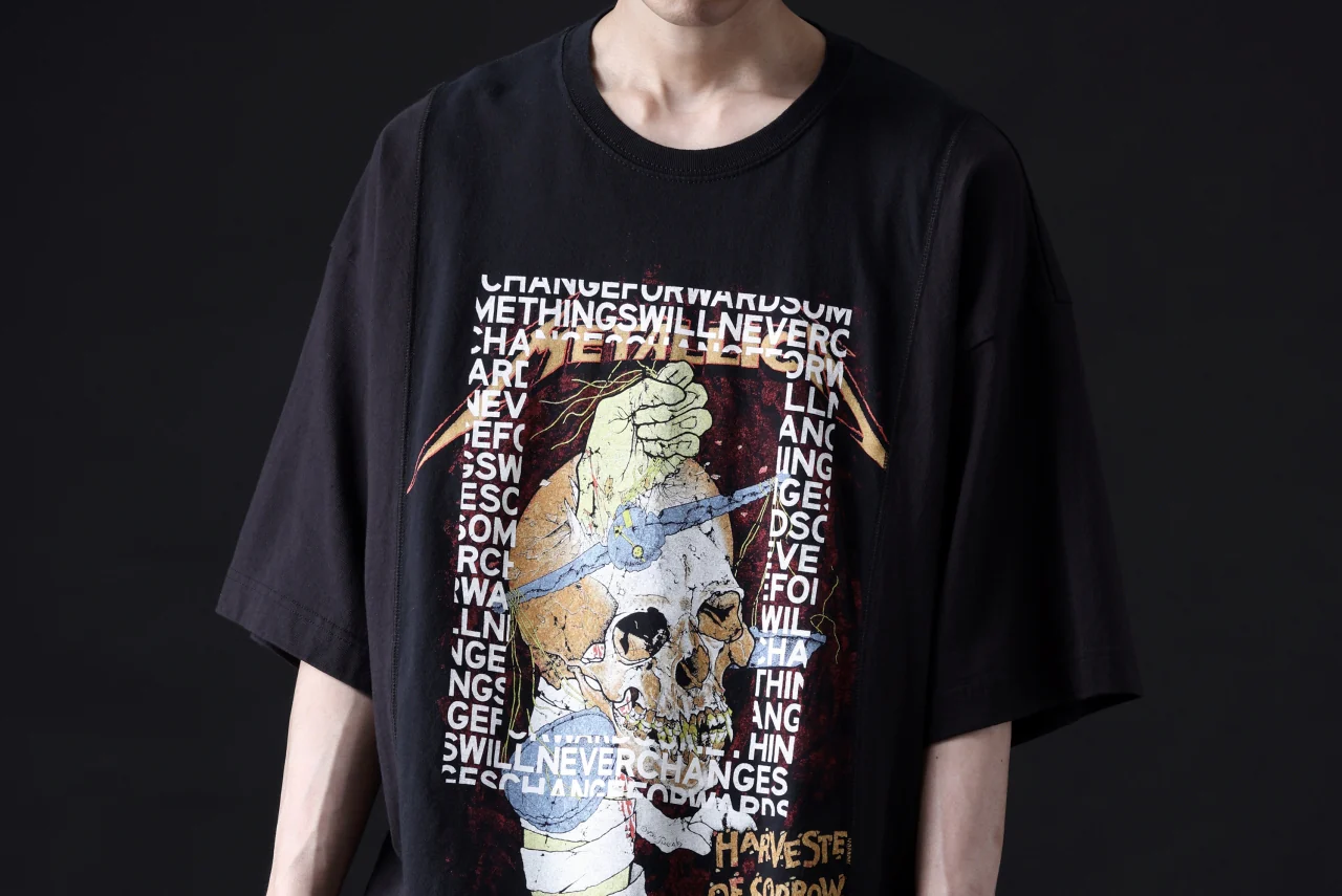 CHANGES VINTAGE REMAKE MULTI PANEL TEE (BLACK #7) - Image 19