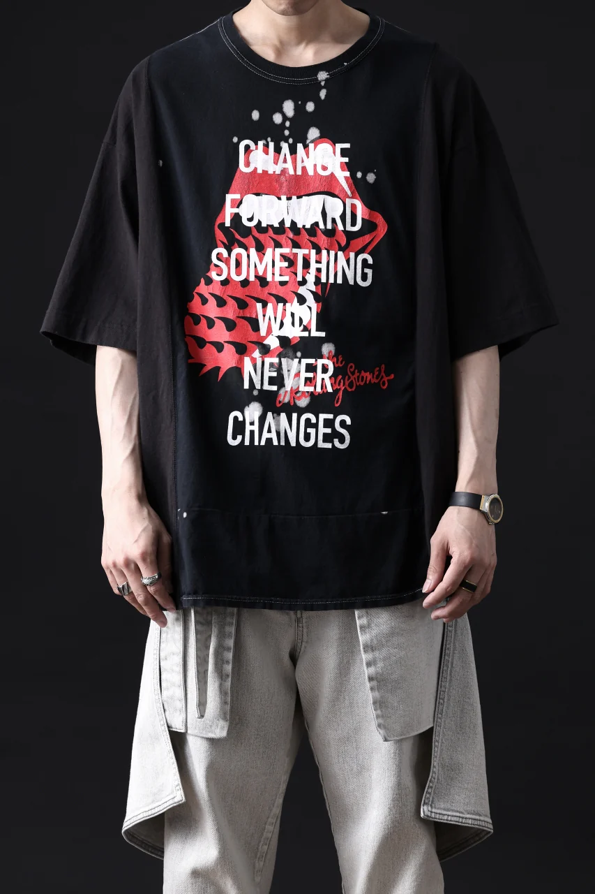 CHANGES VINTAGE REMAKE MULTI PANEL TEE (BLACK #9) - Image 10