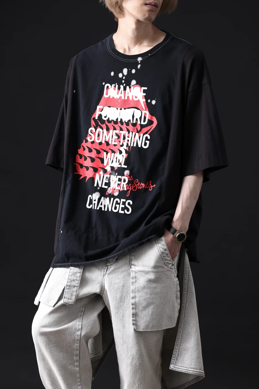 CHANGES VINTAGE REMAKE MULTI PANEL TEE (BLACK #9) - Image 11