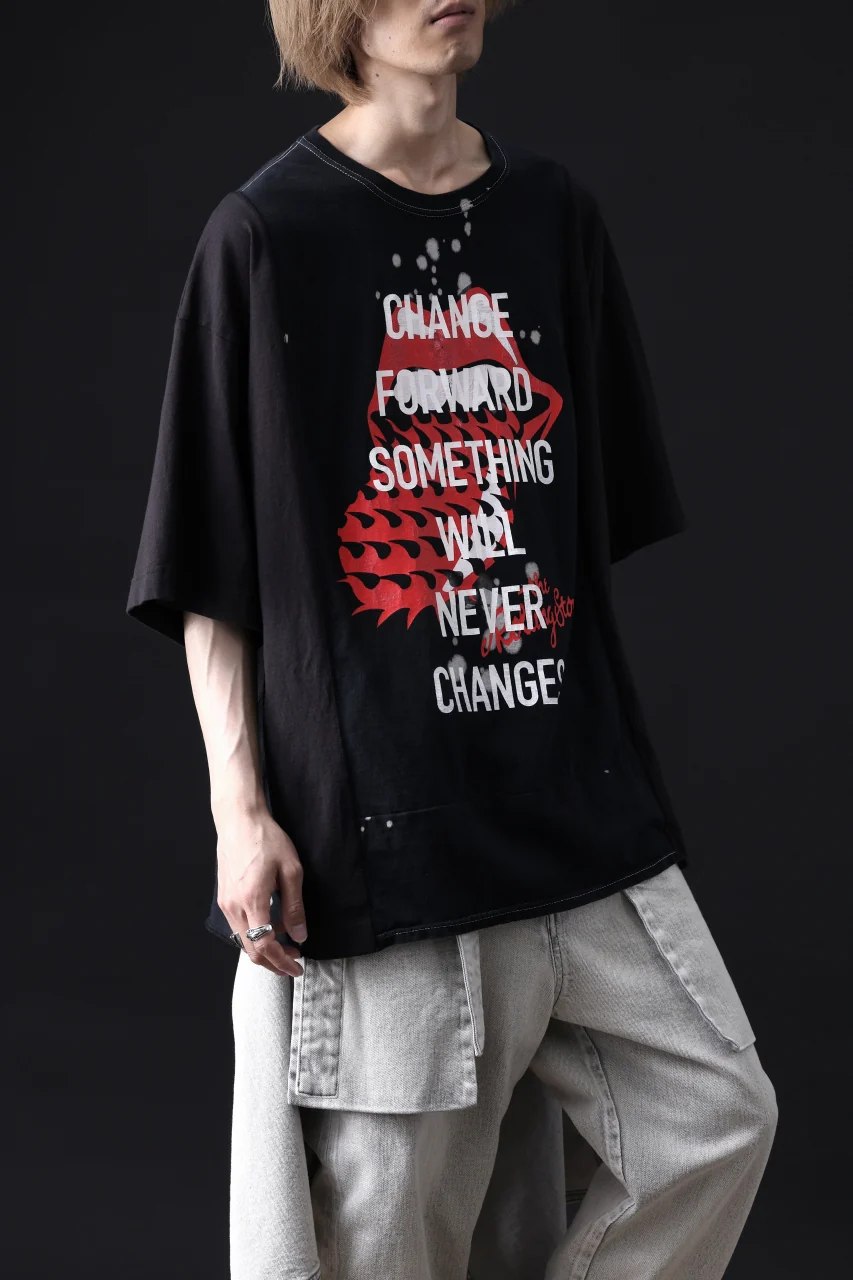 CHANGES VINTAGE REMAKE MULTI PANEL TEE (BLACK #9) - Image 12