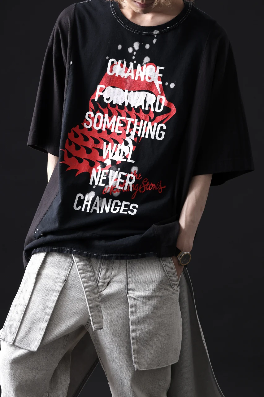 CHANGES VINTAGE REMAKE MULTI PANEL TEE (BLACK #9) - Image 14