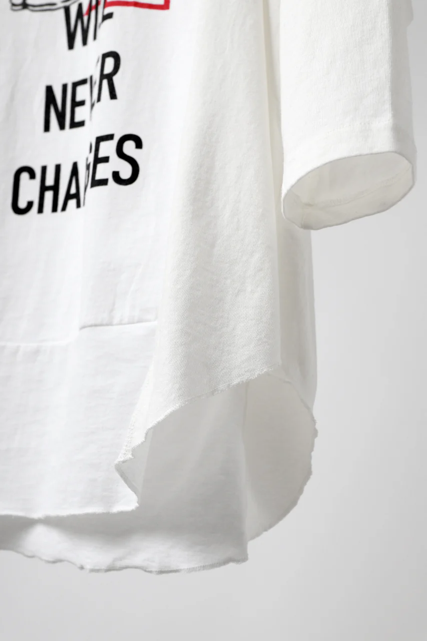 CHANGES VINTAGE REMAKE MULTI PANEL THREE-QUARTER SLEEVE TEE (WHITE #A) - Image 10
