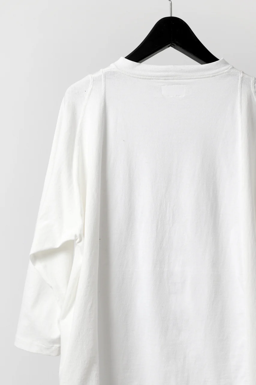 CHANGES VINTAGE REMAKE MULTI PANEL THREE-QUARTER SLEEVE TEE (WHITE #A) - Image 11
