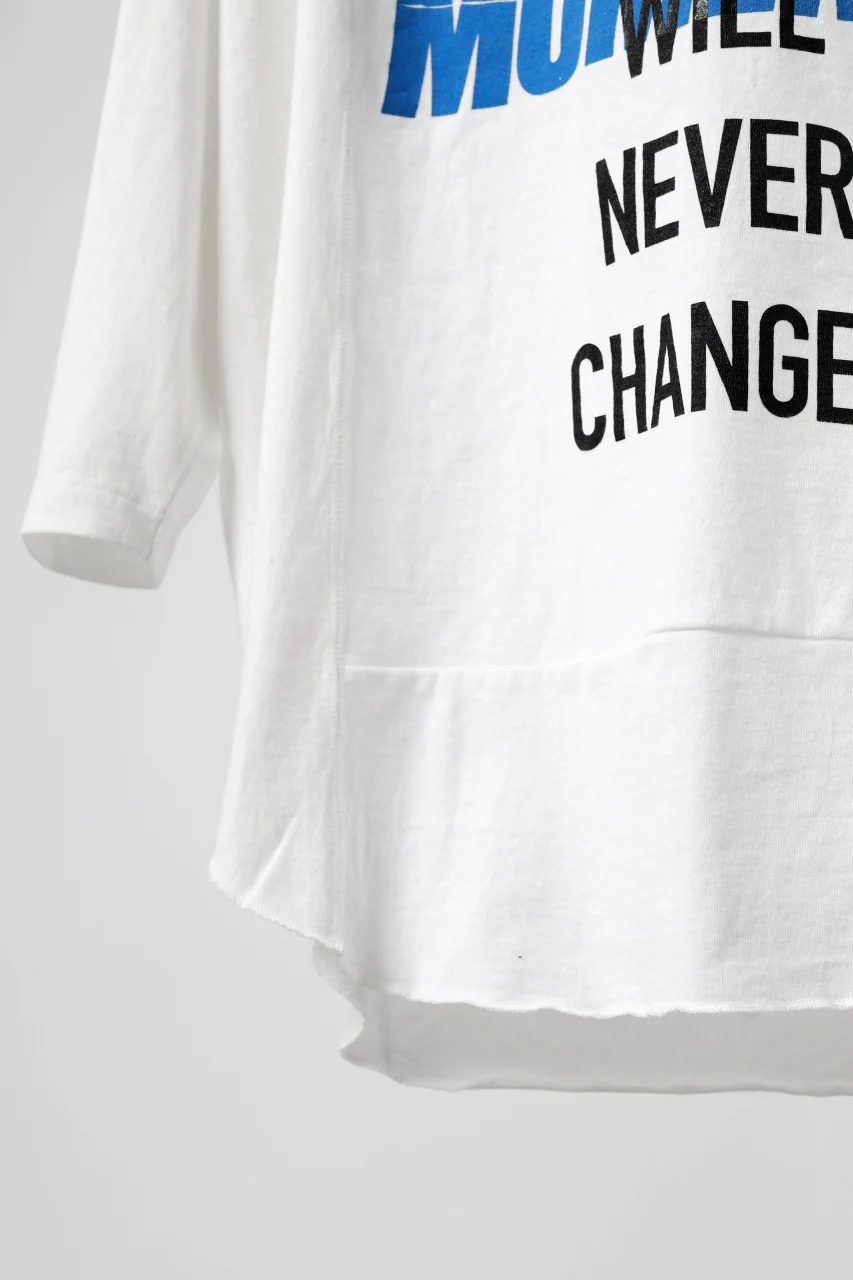 CHANGES VINTAGE REMAKE MULTI PANEL THREE-QUARTER SLEEVE TEE (WHITE #C) - Image 10