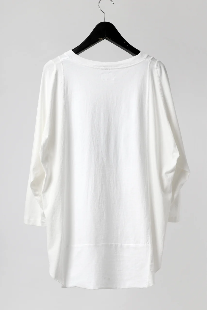 CHANGES VINTAGE REMAKE MULTI PANEL THREE-QUARTER SLEEVE TEE (WHITE #C) - Image 3