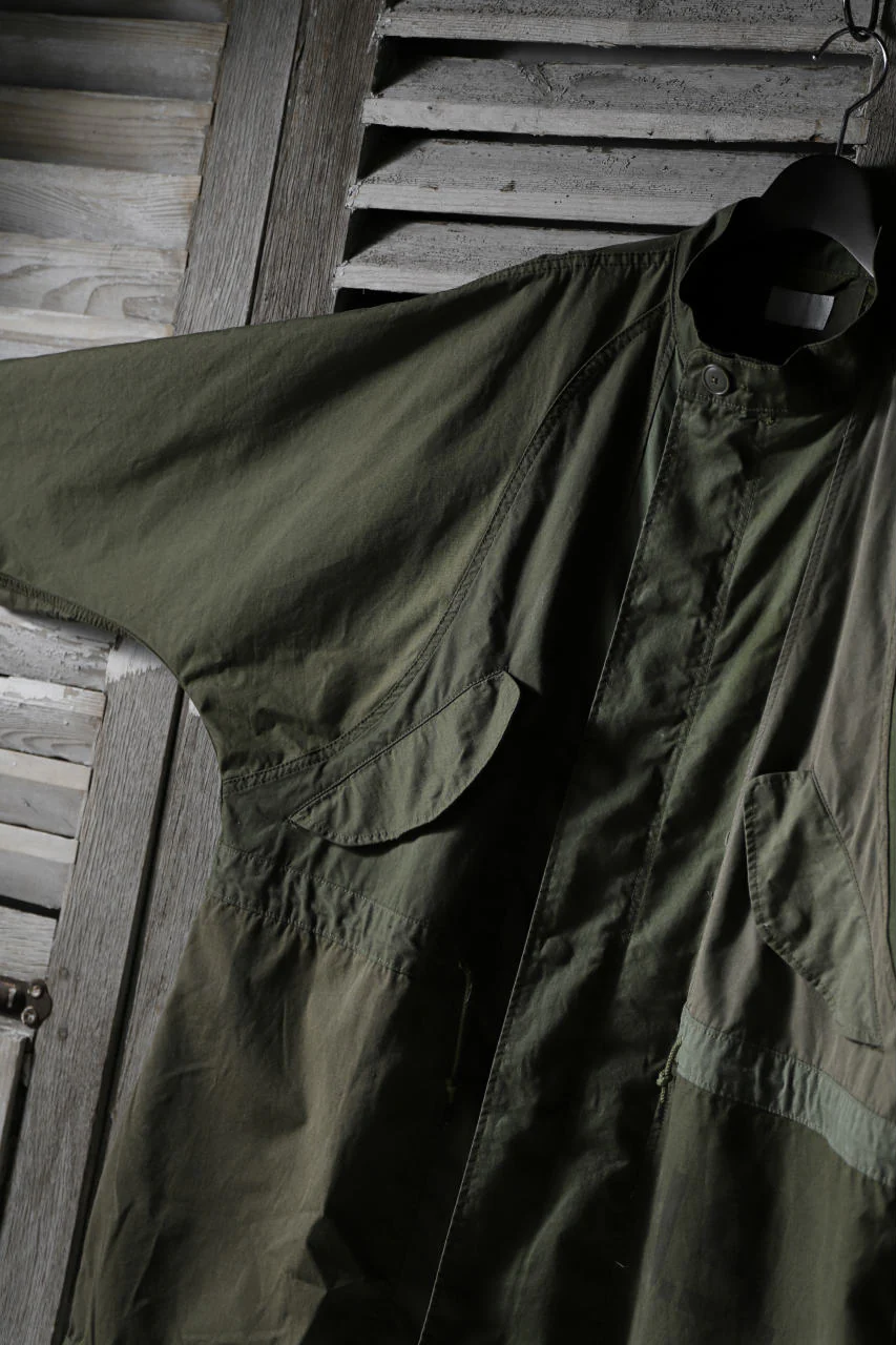 CHANGES VINTAGE REMAKE OVERSIZED MILITARY COAT (KHAKI #A) - Image 6