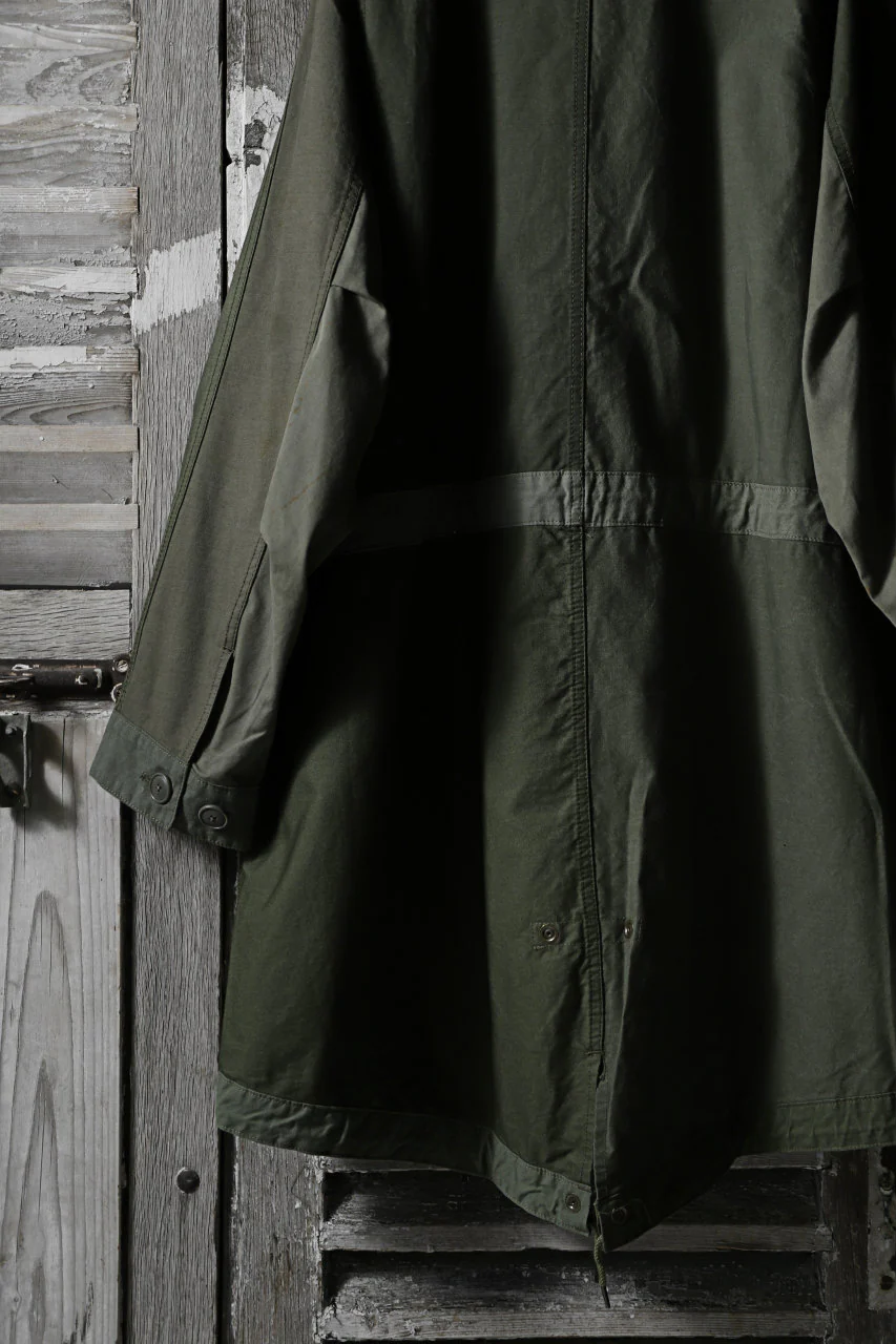 CHANGES VINTAGE REMAKE OVERSIZED MILITARY COAT (KHAKI #B) - Image 11