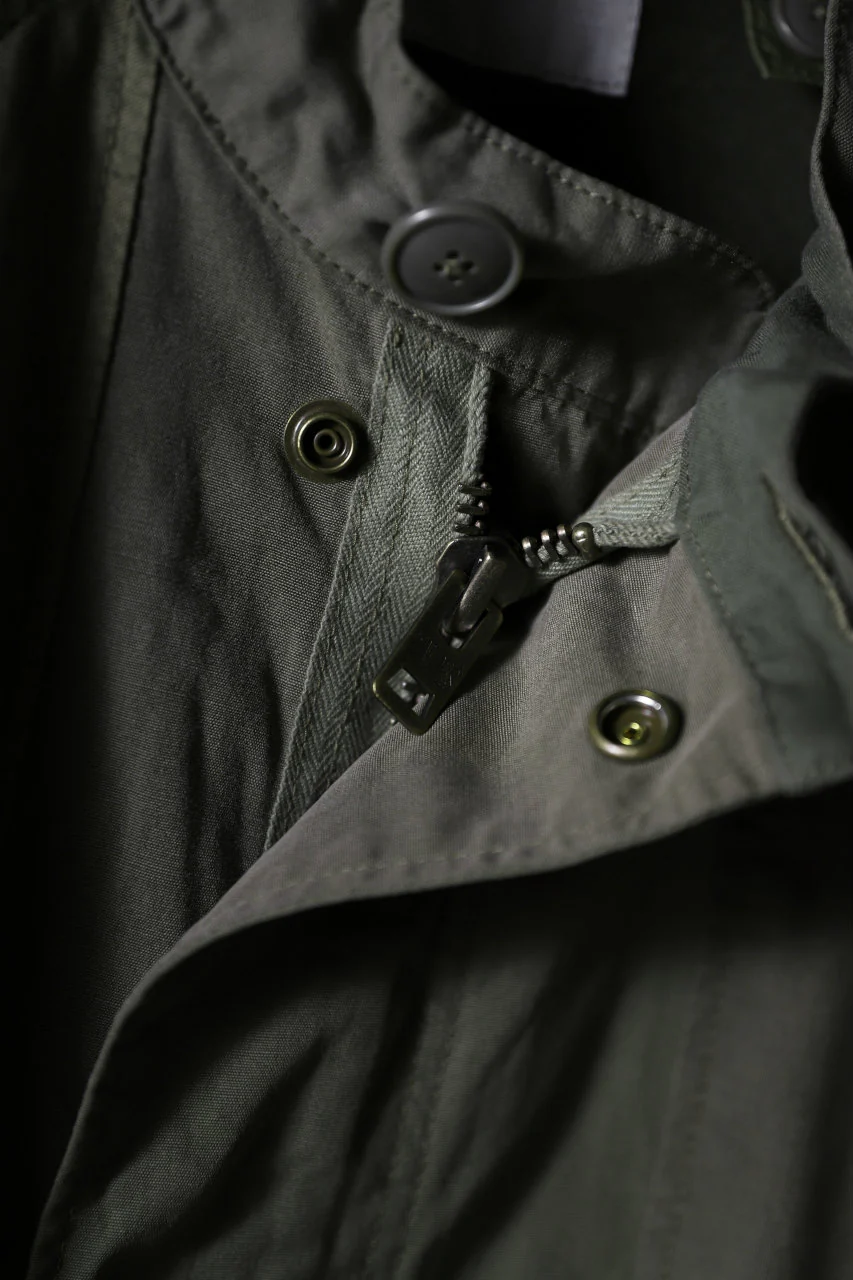 CHANGES VINTAGE REMAKE OVERSIZED MILITARY COAT (KHAKI #B) - Image 14