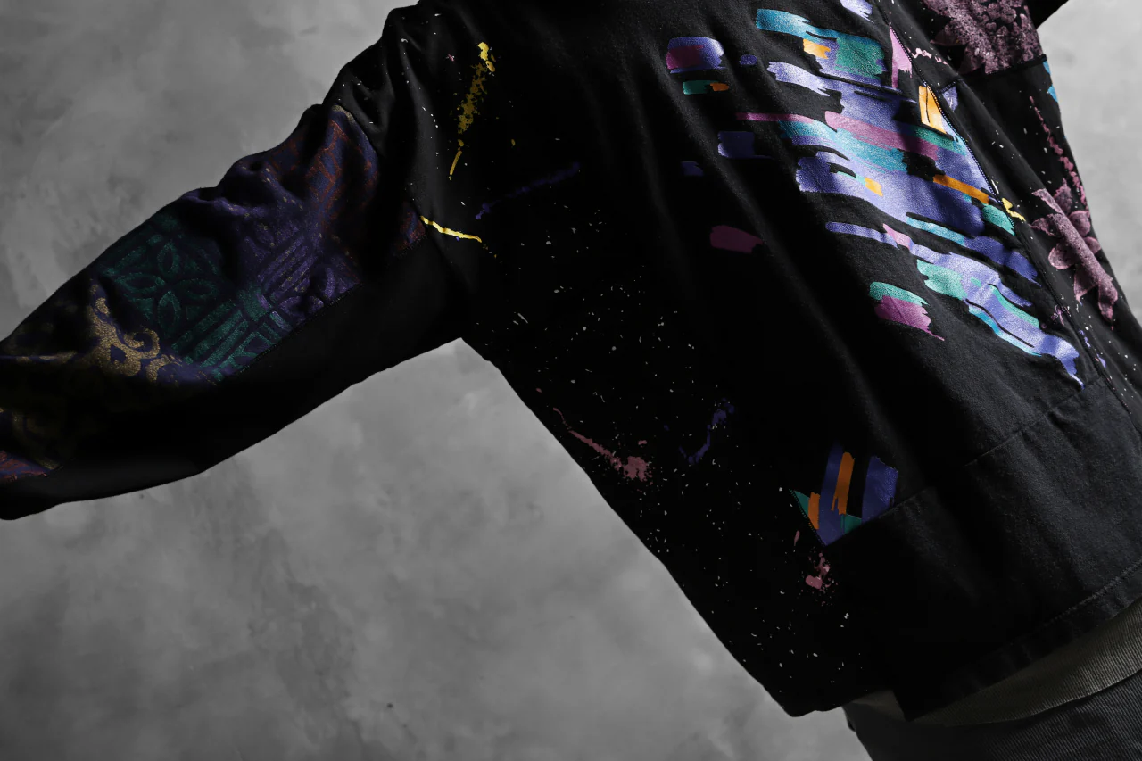 CHANGES VINTAGE REMAKE QUARTET PANEL LONG SLEEVE TEE (MULTI BLACK #A) - Image 16
