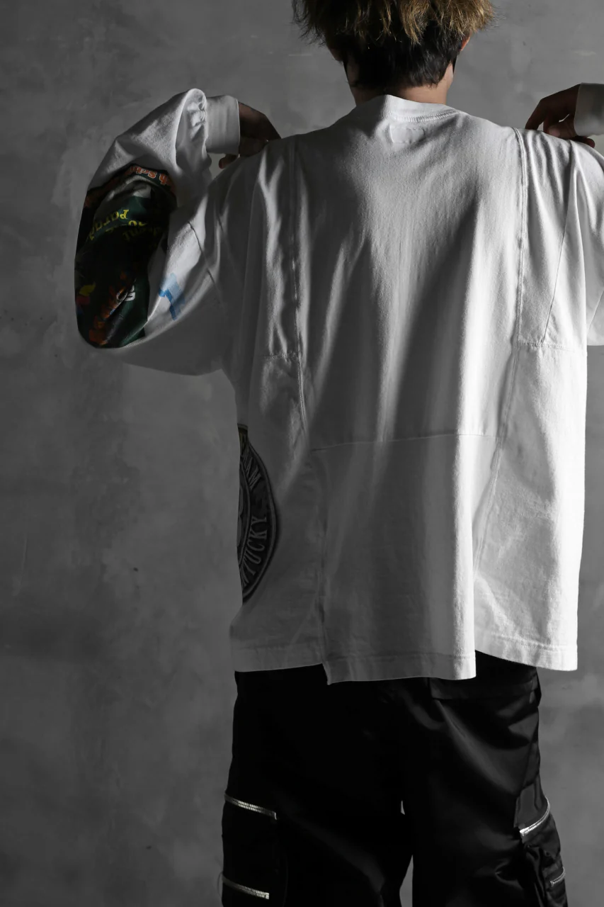 CHANGES VINTAGE REMAKE QUARTET PANEL LONG SLEEVE TEE (MULTI WHITE #beer) - Image 15