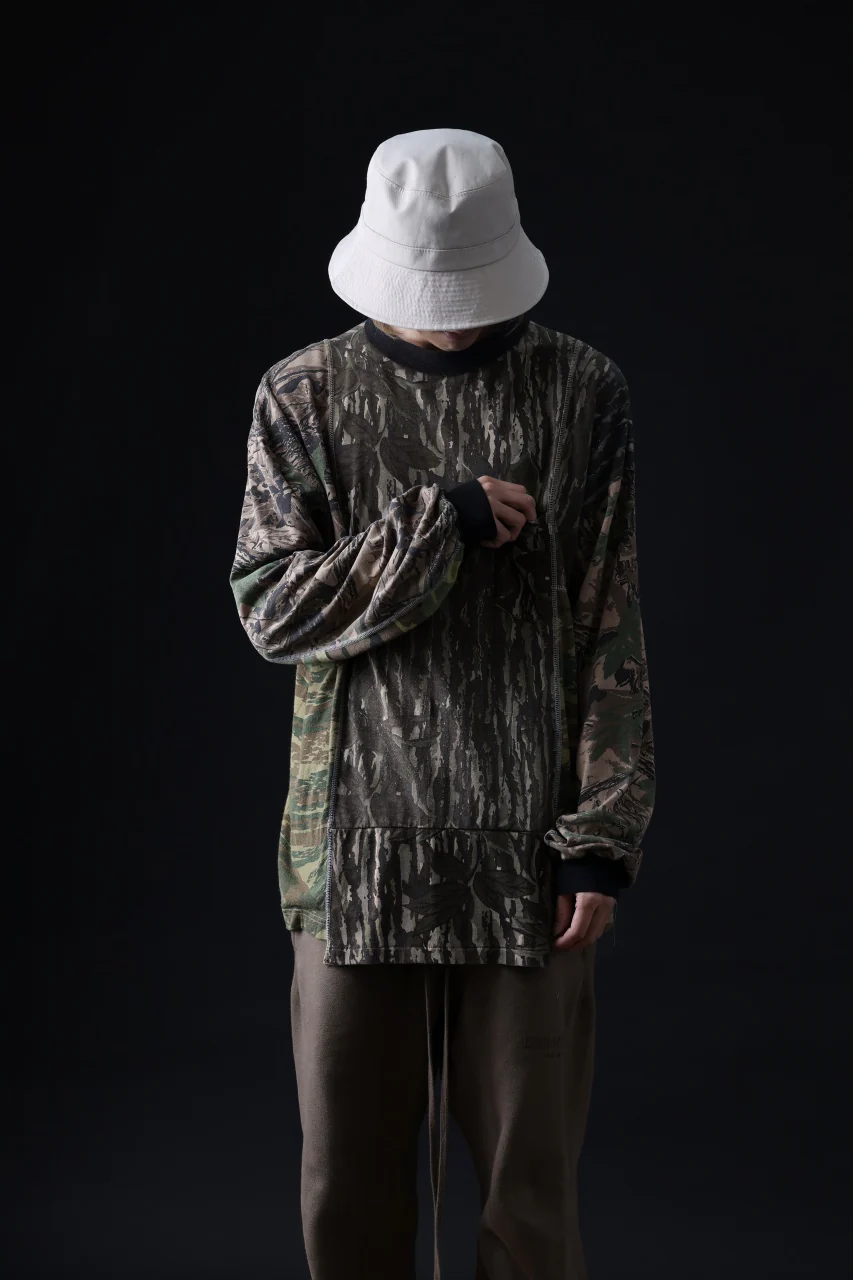 CHANGES VINTAGE REMAKE QUINTET PANEL L/S TEE (CAMO #A) - Image 15
