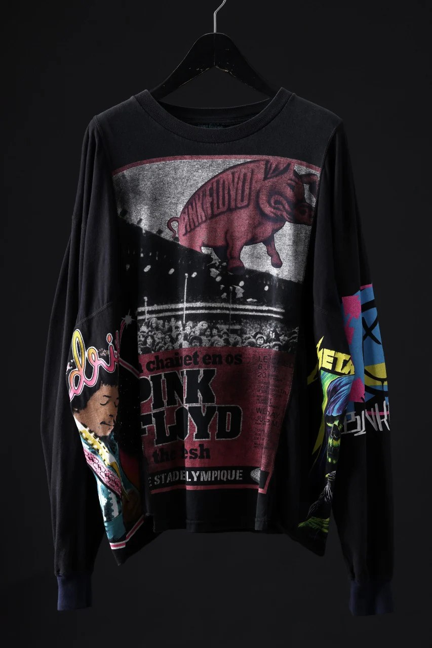 CHANGES VINTAGE REMAKE QUINTET PANEL LONG SLEEVE T-SHIRT (MULTI #A)