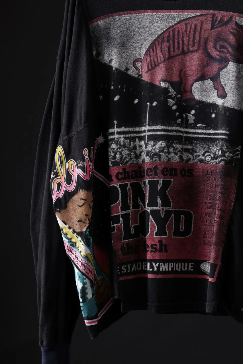 CHANGES VINTAGE REMAKE QUINTET PANEL LONG SLEEVE T-SHIRT (MULTI #A) - Image 4
