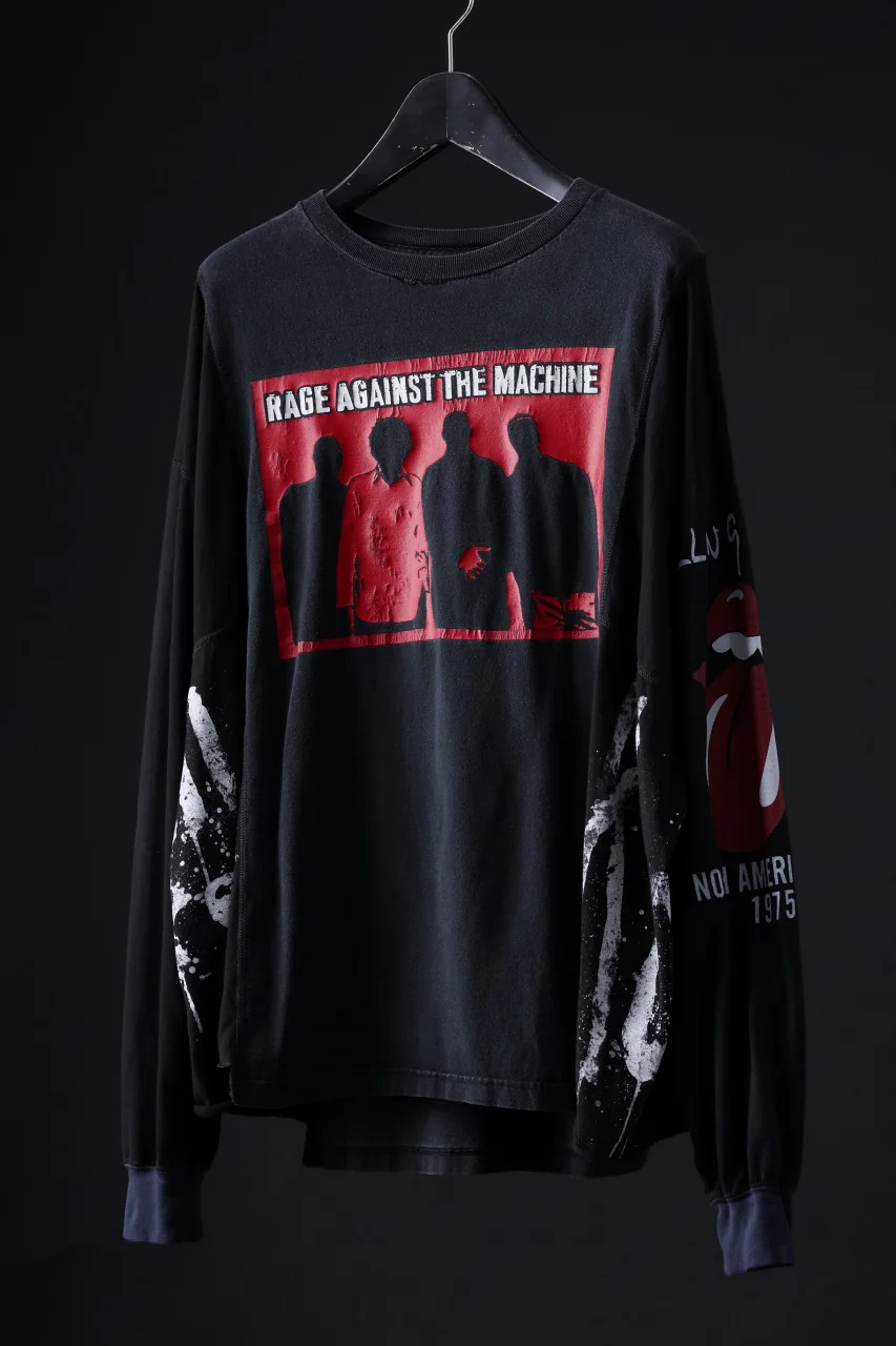 CHANGES VINTAGE REMAKE QUINTET PANEL LONG SLEEVE T-SHIRT (MULTI #D) - Image 2