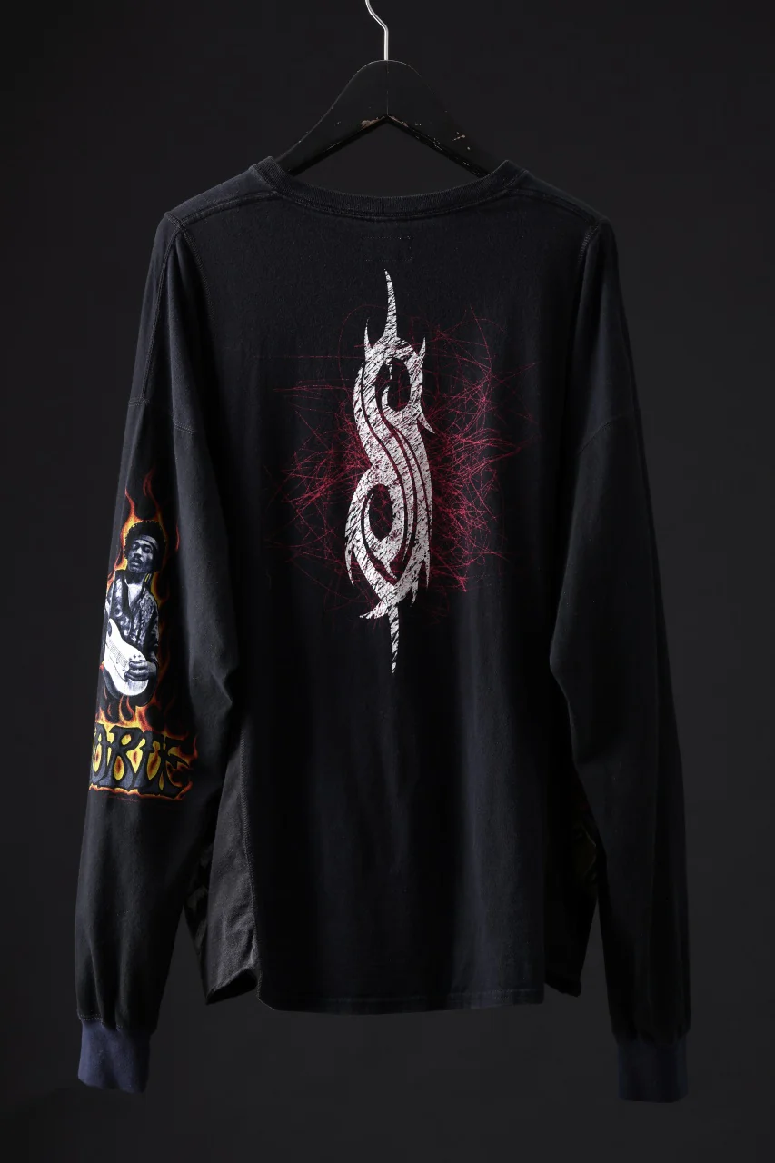 CHANGES VINTAGE REMAKE QUINTET PANEL LONG SLEEVE T-SHIRT (MULTI #F) - Image 3