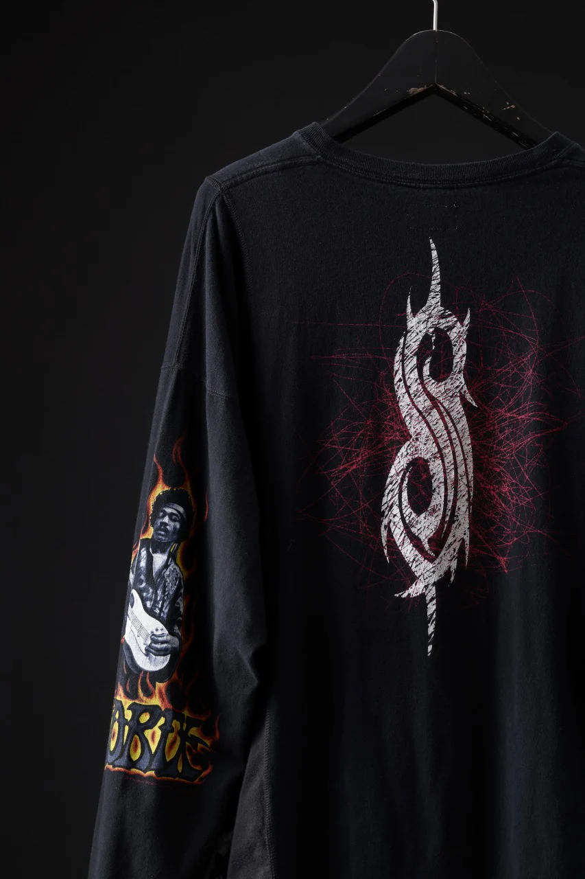 CHANGES VINTAGE REMAKE QUINTET PANEL LONG SLEEVE T-SHIRT (MULTI #F) - Image 9