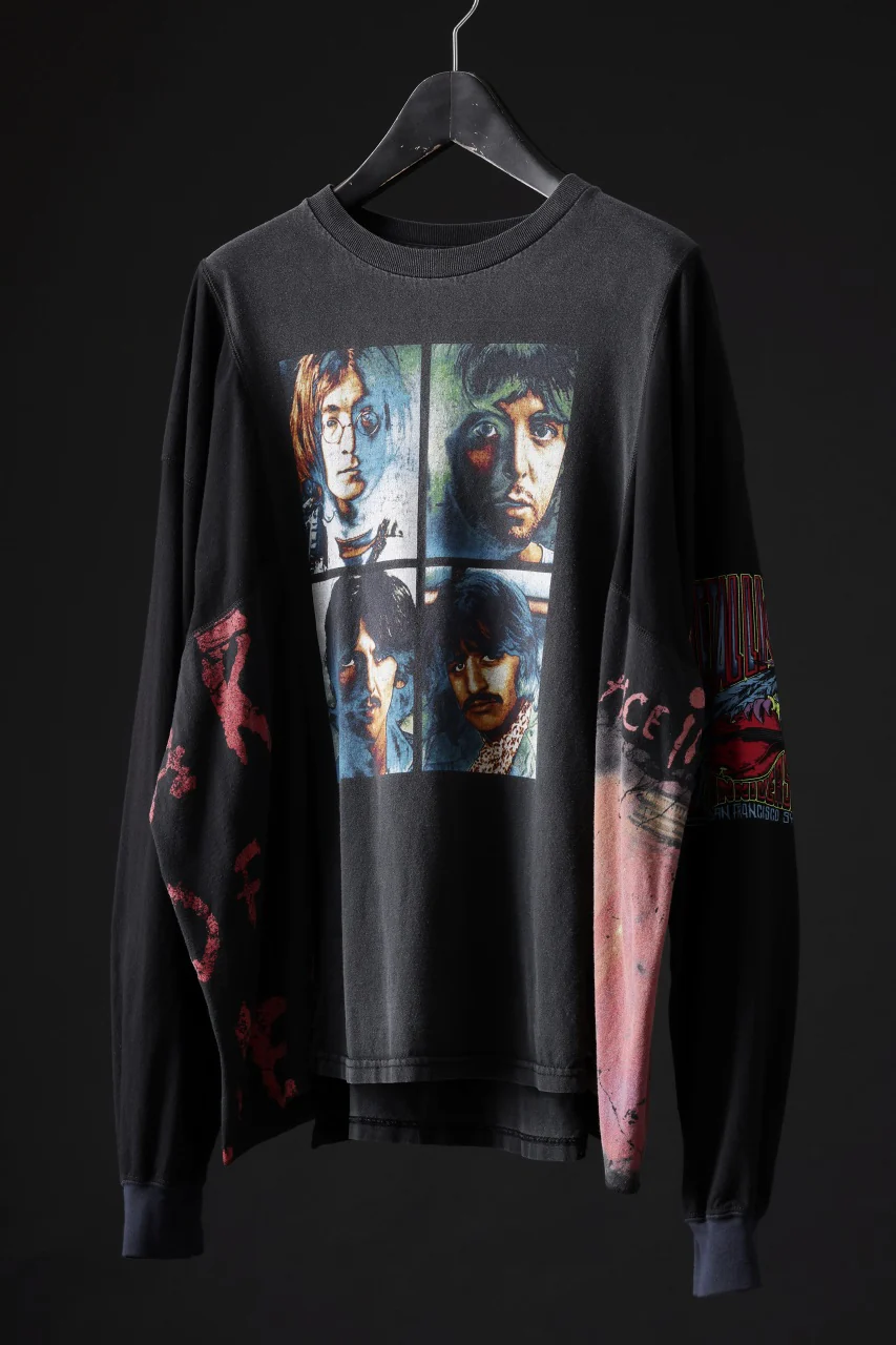 CHANGES VINTAGE REMAKE QUINTET PANEL LONG SLEEVE T-SHIRT (MULTI #I) - Image 2