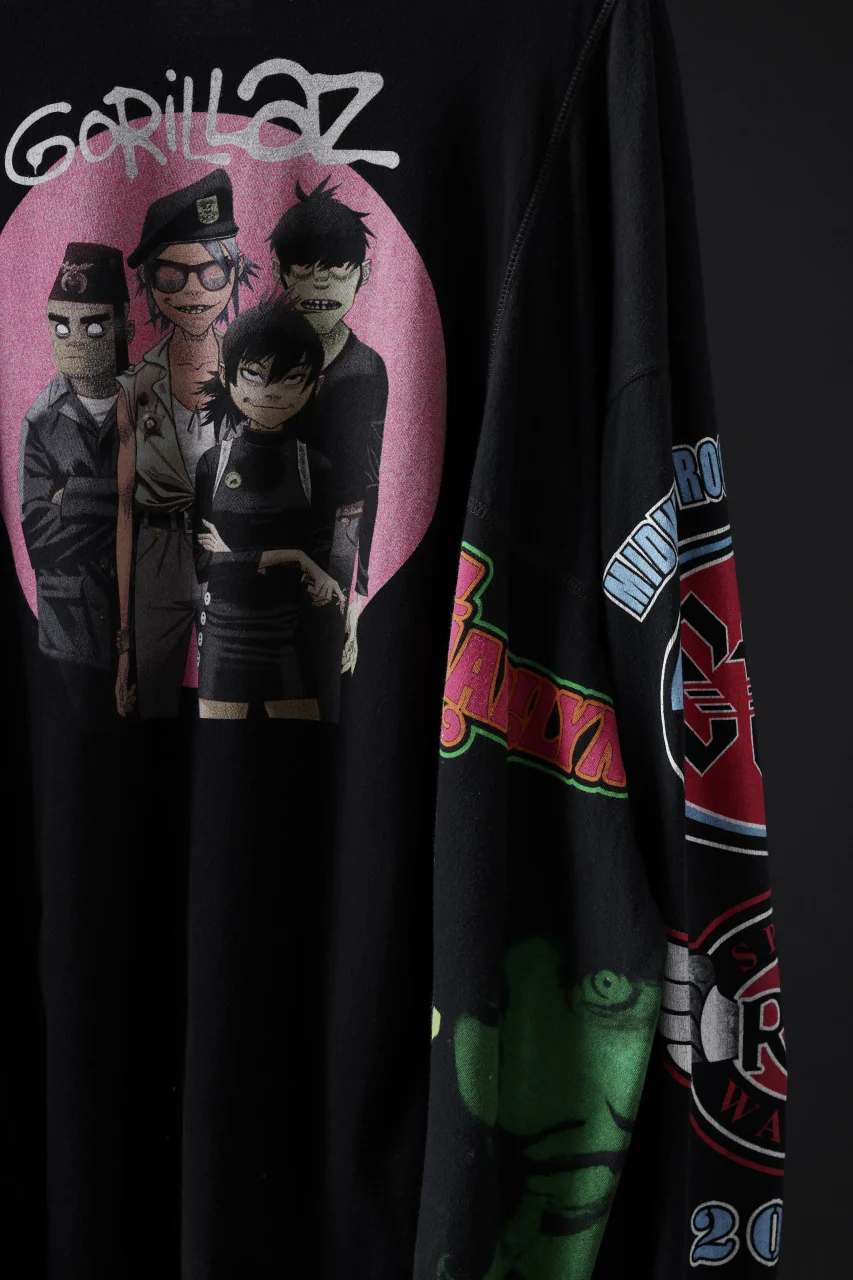 CHANGES VINTAGE REMAKE QUINTET PANEL LONG SLEEVE T-SHIRT (MULTI #J) - Image 7