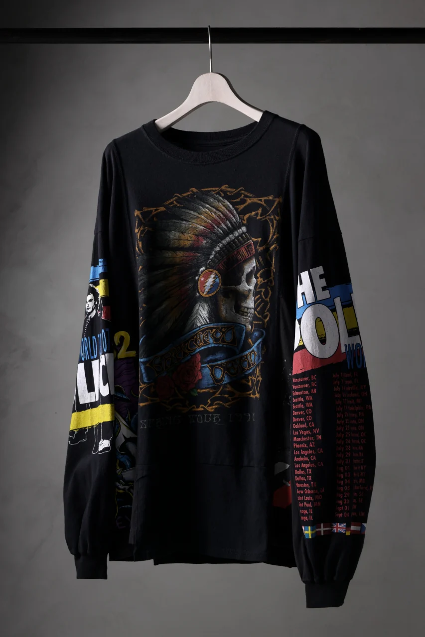 CHANGES VINTAGE REMAKE QUINTET PANEL LONG SLEEVE TEE (MULTI #A) - Image 2
