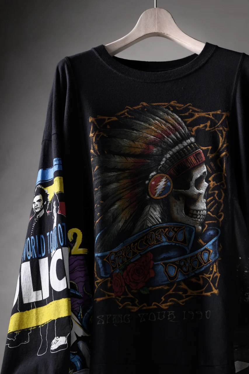 CHANGES VINTAGE REMAKE QUINTET PANEL LONG SLEEVE TEE (MULTI #A) - Image 9