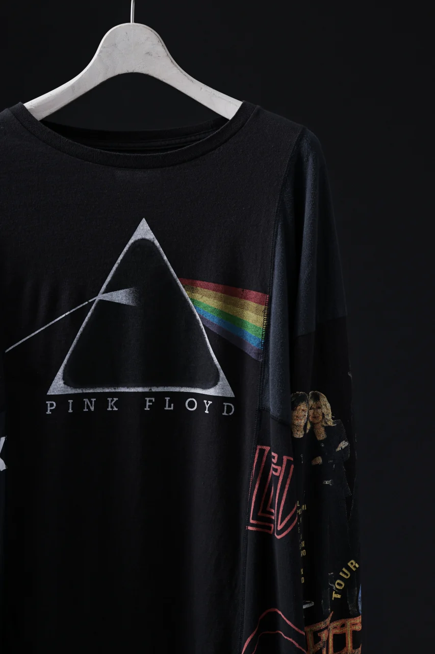 CHANGES VINTAGE REMAKE QUINTET PANEL LONG SLEEVE TEE (MULTI #A-PF1) - Image 2