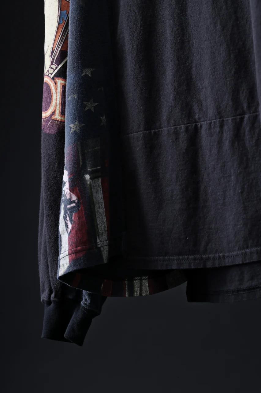 CHANGES VINTAGE REMAKE QUINTET PANEL LONG SLEEVE TEE (MULTI #A-PF1) - Image 4