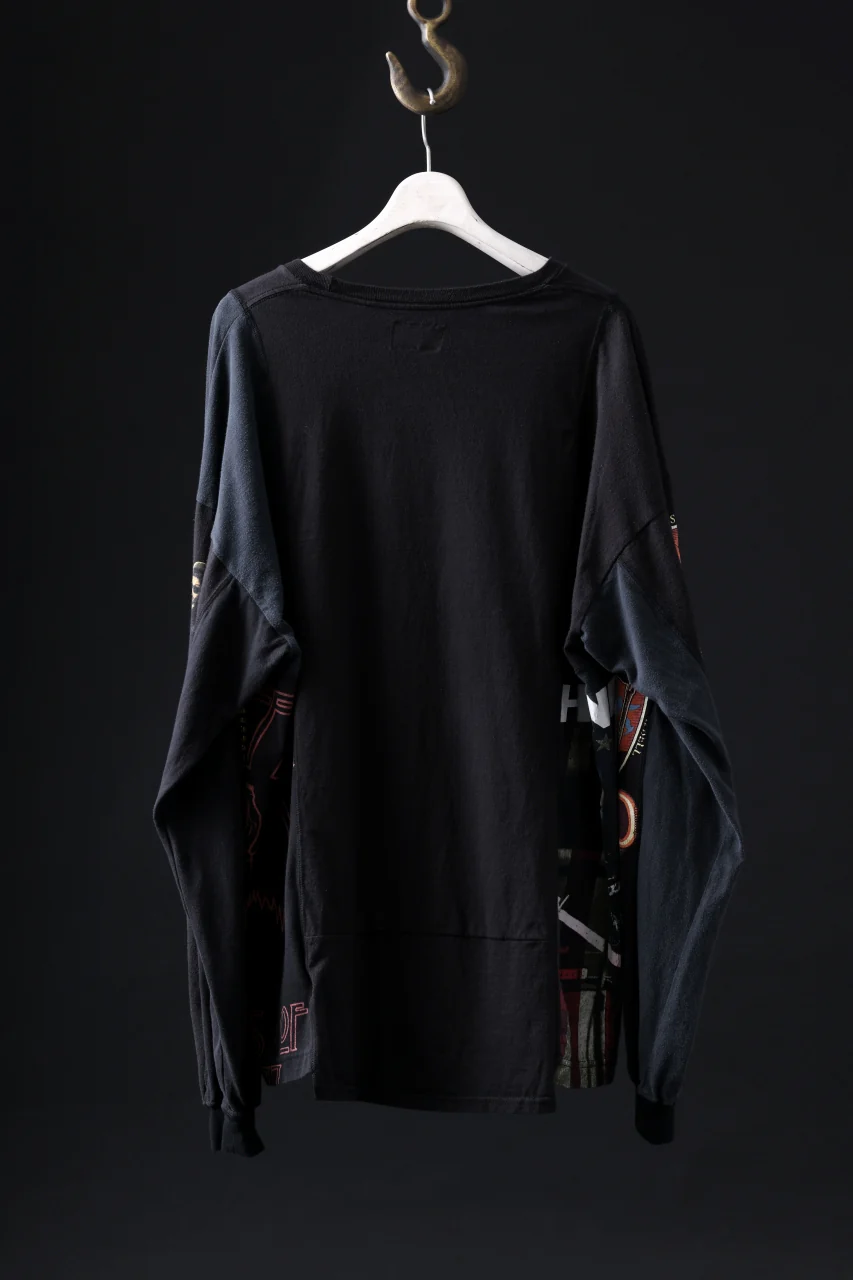 CHANGES VINTAGE REMAKE QUINTET PANEL LONG SLEEVE TEE (MULTI #A-PF1) - Image 5